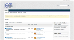 Desktop Screenshot of forum.reddrumtackle.com